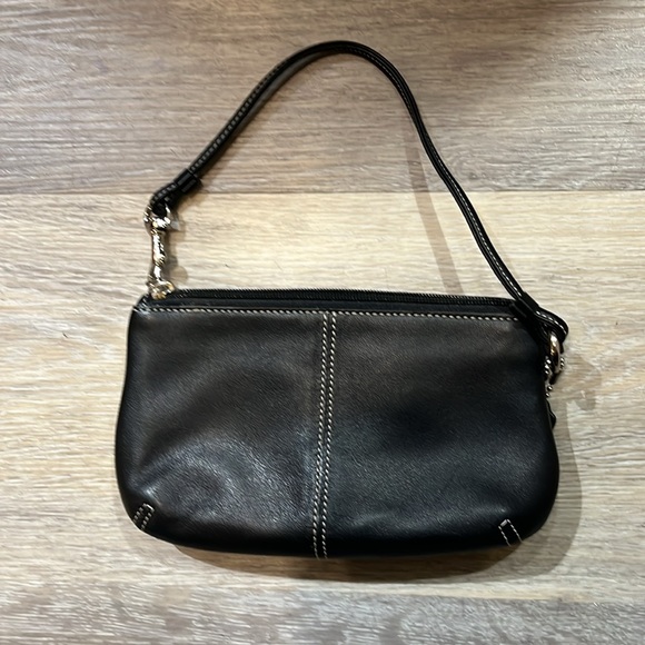 Coach Legacy small black leather wristlet - Picture 3 of 4